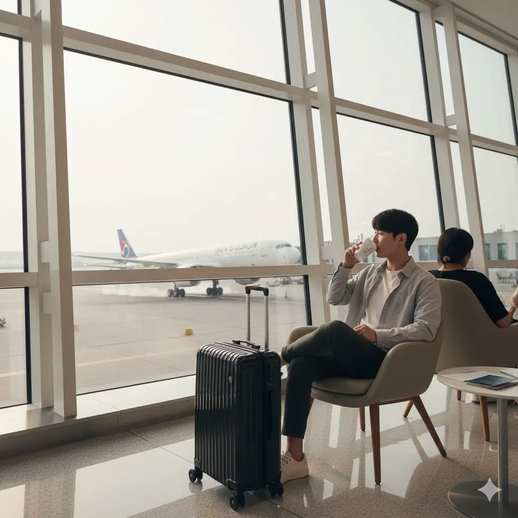 인천공항 꿀팁 총정리: 출국 전 모르면 손해인 편의시설 이용법 인천공항 꿀팁을 활용해 편안하게 출국을 기다리는 여행객