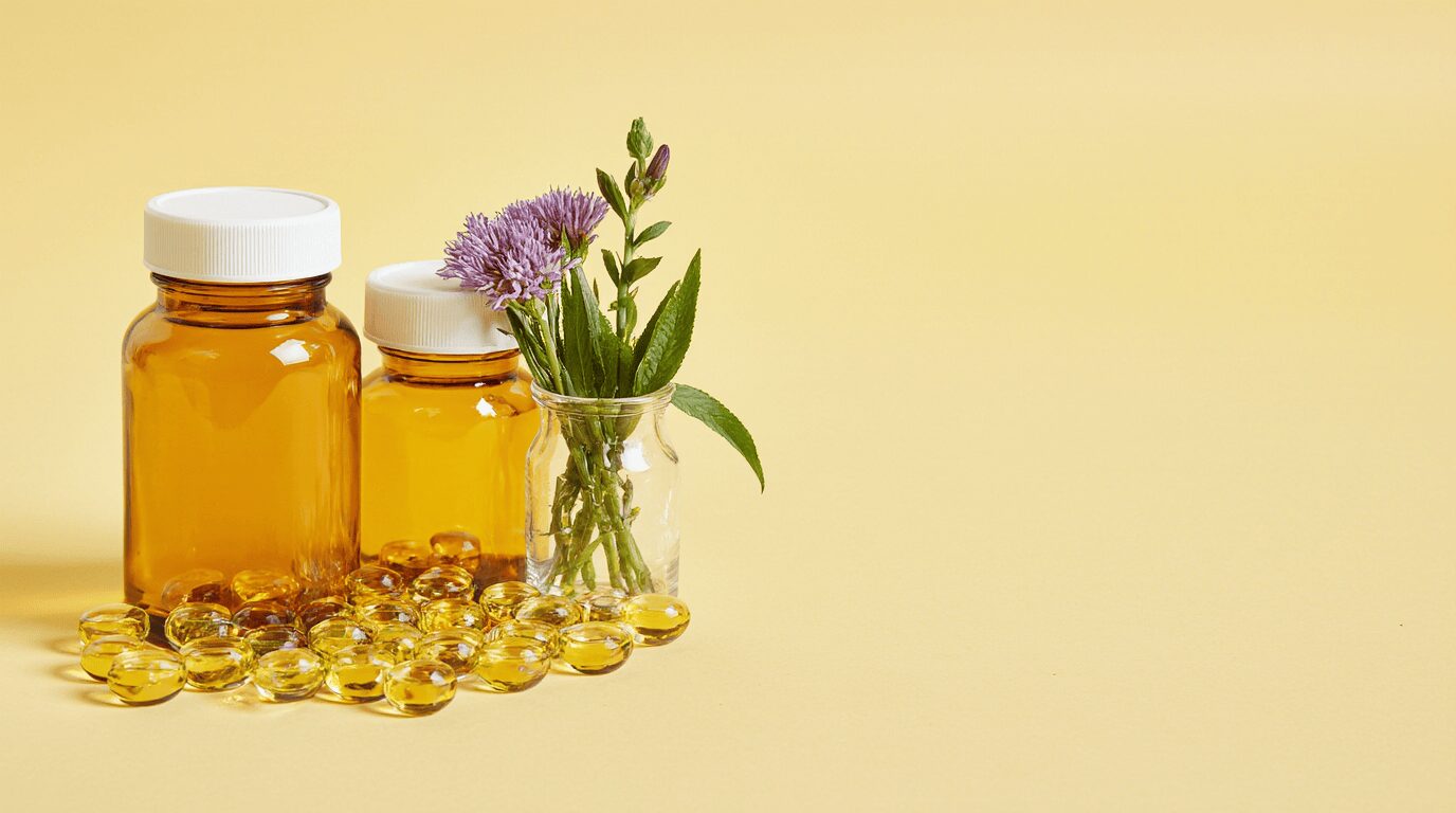 감마리놀렌산 효과, 감마리놀렌산 섭취 후 생리통, 부종, PMS 완화 효과를 시각화한 이미지