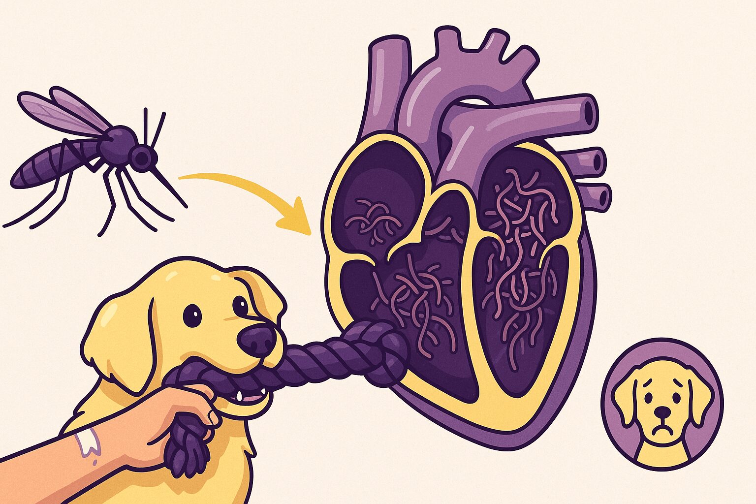 “강아지가 걸리는 ‘심장사상충증’, 예방이 늦으면 큰일 납니다!” (구충약부터 시작하는 3-단계 관리법) 강아지 심장사상충증 예방의 중요성 및 3단계 관리법