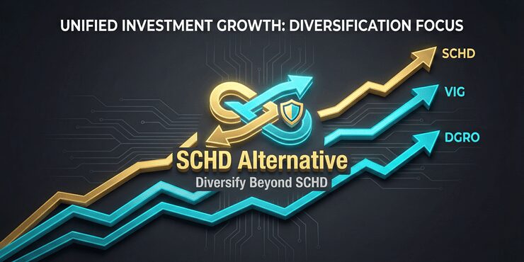 2026 배당 성장 ETF 추천 후보 3종의 배당금과 주가 상승률을 비교하는 금융 차트 시각화