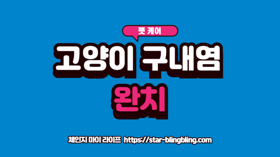 고양이 구내염 최신 치료 옵션인 레이저 치료와 면역 조절제를 시각화한 의료 이미지