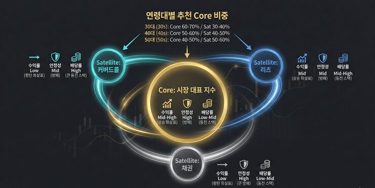 월배당 ETF TOP 5의 수익률, 배당률, 운용 보수를 비교 분석하는 차트