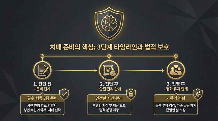 치매 진단 전 법적 효력을 갖춘 치매준비 서류들의 정리 리스트 이미지