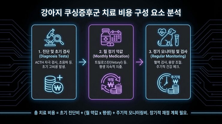 강아지 쿠싱증후군 비용의 주범인 평생 먹어야 하는 약물과 검사 키트