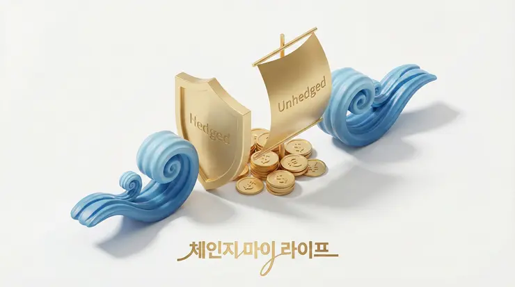 환노출 환헤지 ETF 차이: 초보자가 꼭 알아야 할 환율 리스크 관리와 수익률 방어 전략 환노출 환헤지 ETF 차이 기간 및 단계별 준비 사항을 시각화한 전문 인포그래픽 리포트 체인지 마이 라이프