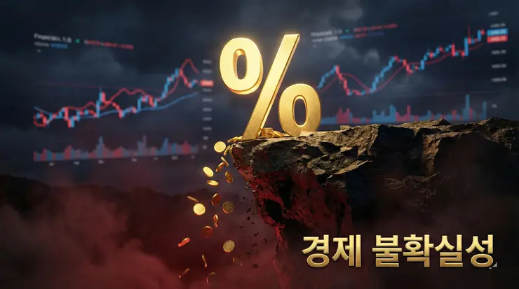 고배당 주식 위험 신호와 배당률 함정을 시각화한 3D 일러스트