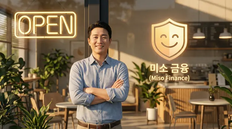 미소금융 창업자금 대출 상담을 통해 새로운 사업을 시작하는 예비 창업자의 모습