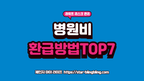 병원비 환급방법을 찾기 위해 고지서와 환급 통지를 대조하는 지적인 전문가