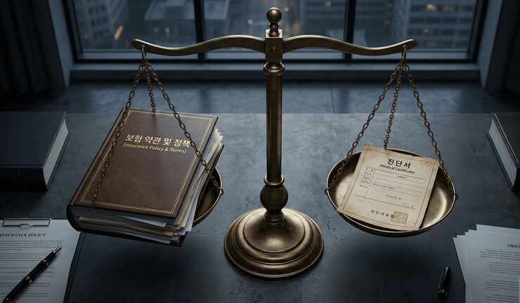 보험금 지급 기준을 명확히 파악하여 보험사의 거절 논리에 대응하는 일반인 가입자의 모습