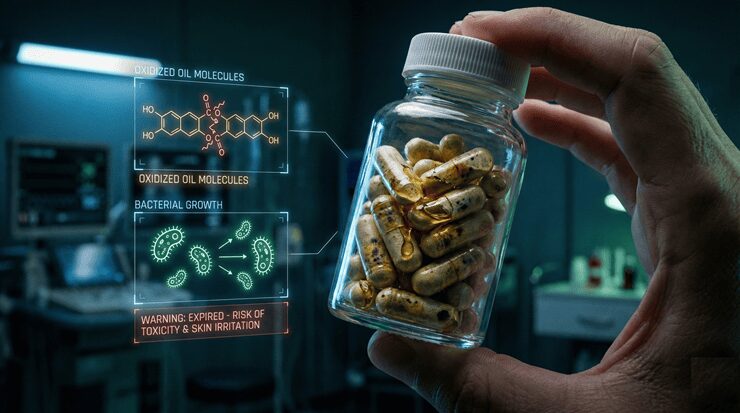 영양제 유통기한 지난거 활용, 피부에 양보? "이것 모르면 피부염 폭탄" 영양제 유통기한 지난거 활용 시 발생할 수 있는 성분 변질과 피부 트러블 경고 이미지