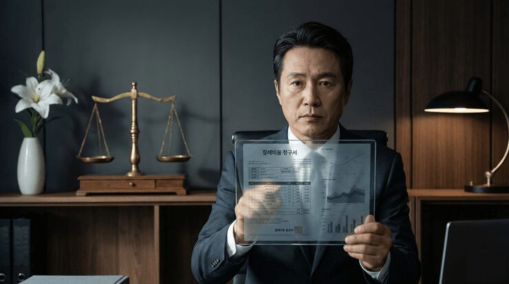 장례비용 평균치를 분석하고 합리적인 지출 계획을 세우는 전문가의 모습