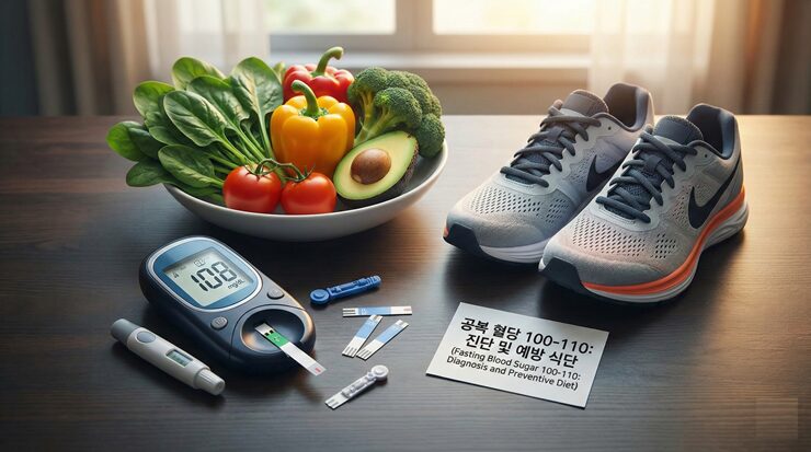공복 혈당 100에서 110 관리 가이드