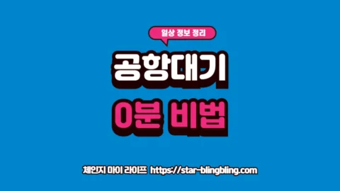 체인지 마이 라이프 – 펫 케어·건강헬스·부업 재테크 정보 블로그 스마트패스 등록 가이드를 참고하여 스마트폰 앱으로 안면 인식을 등록하고 보안 검색대 전용 통로를 통과하는 모습