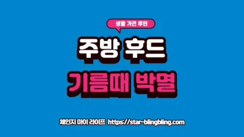 체인지 마이 라이프 – 펫 케어·건강헬스·부업 재테크 정보 블로그 주방 후드 기름때 제거 루틴을 위해 알루미늄 필터를 분해하고 과탄산소다로 찌든 오염 데이터를 분해하는 실제 모습