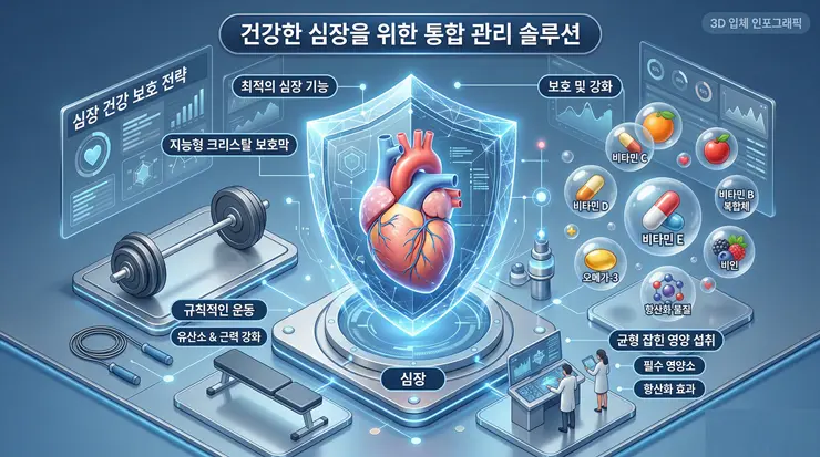 50대 남성 심혈관 질환 예방 및 혈행 개선 시너지 데이터