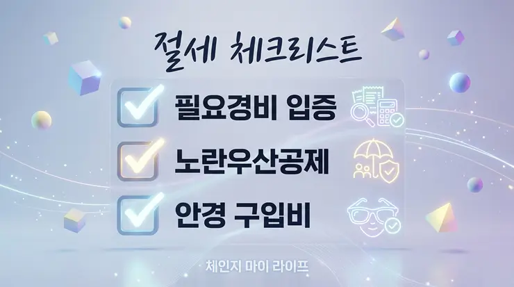 소득세 절세를 위한 필요경비 인정 범위 체크리스트 인포그래픽 리포트